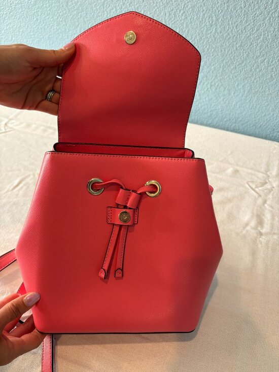 Kate Spade Lizzie Garden Pink Medium Flap Backpack main image 11